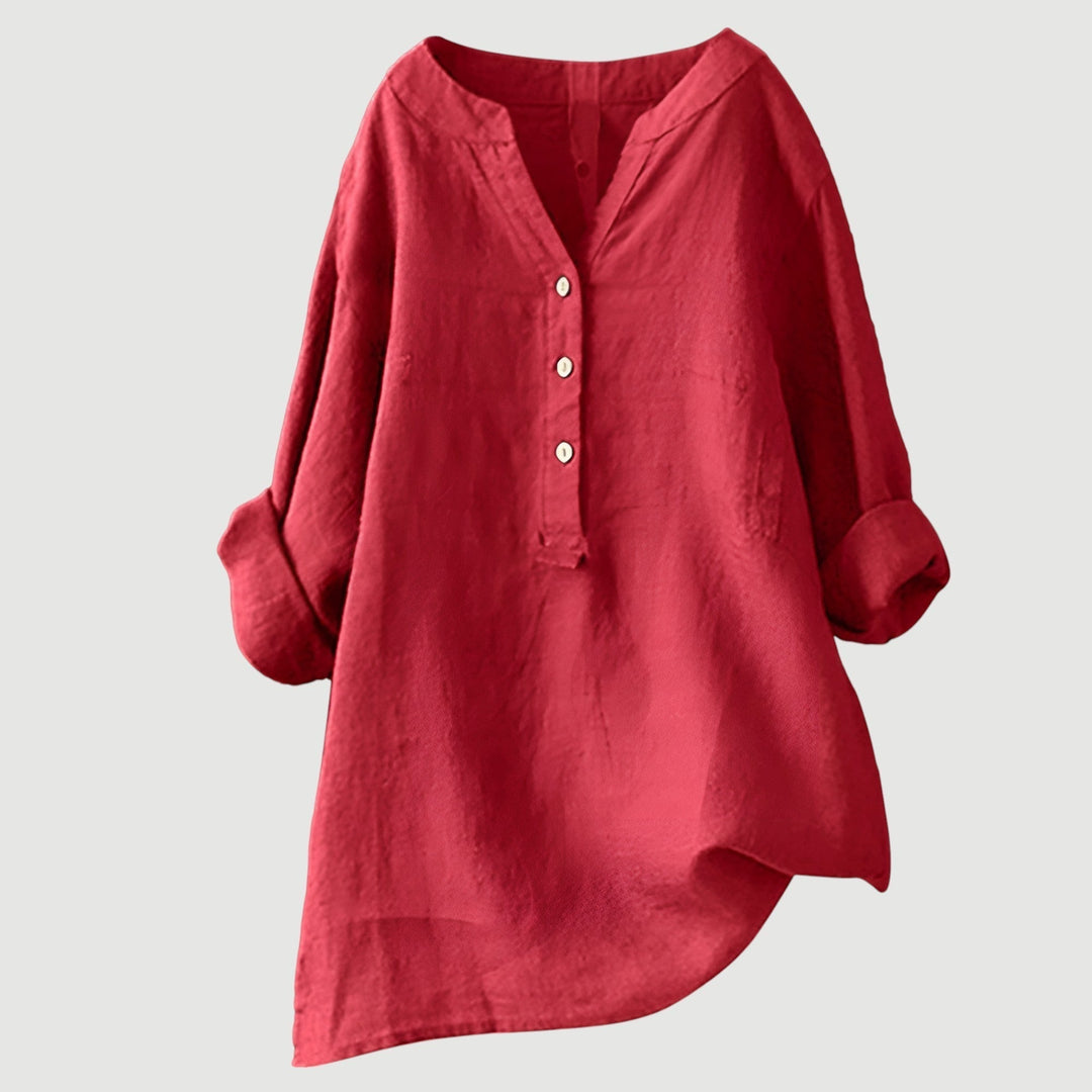 Blusa de Linho Leve e Confortável para Mulher