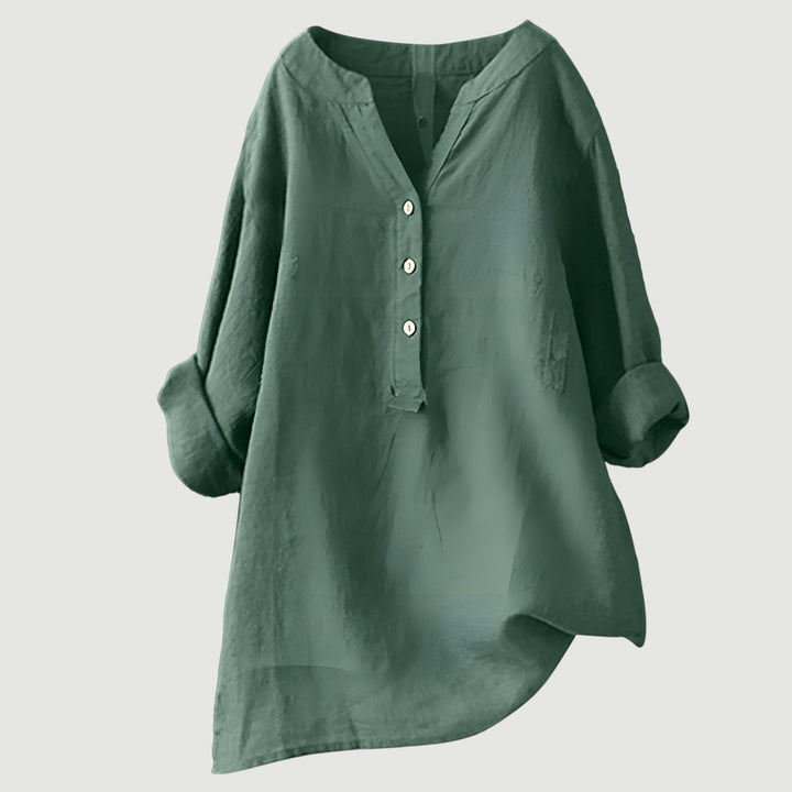 Blusa de Linho Leve e Confortável para Mulher