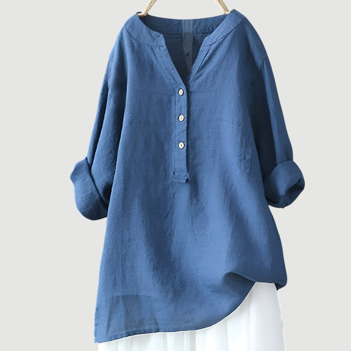 Blusa de Linho Leve e Confortável para Mulher