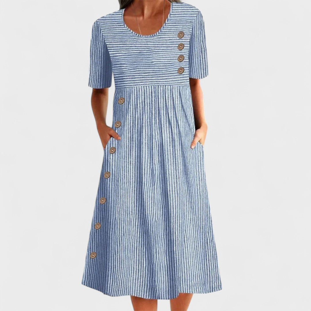 Sofia - Vestido de verão às riscas