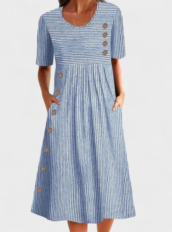 Sofia - Vestido de verão às riscas