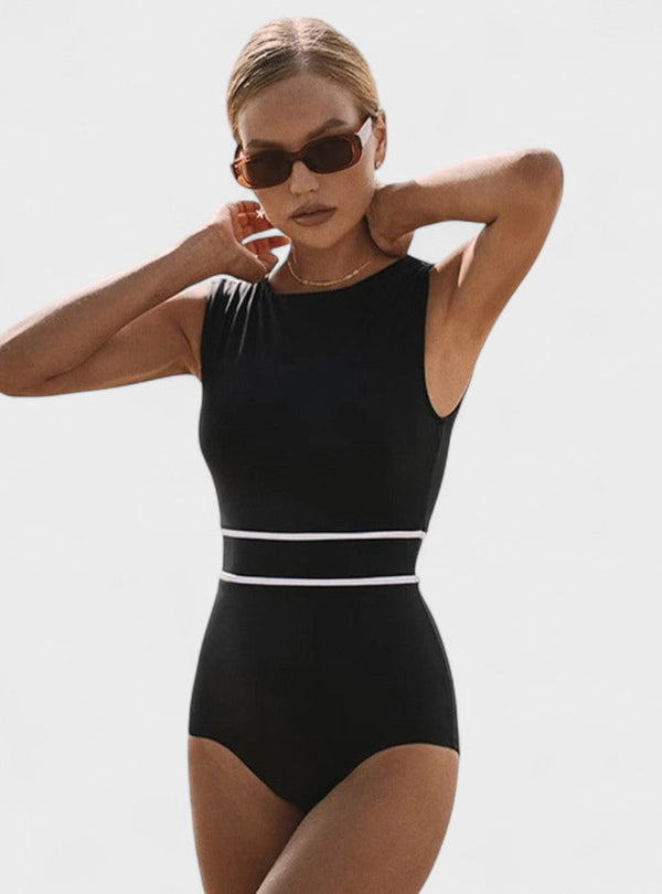 Laura - Fato de Banho Elegante com Cintura Marcada