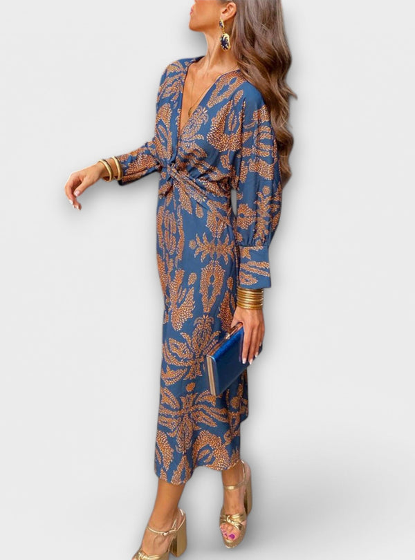 Oriana - Vestido elegante com mangas compridas