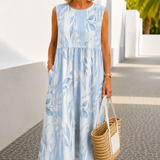 Joy | Vestido Midi Folhas
