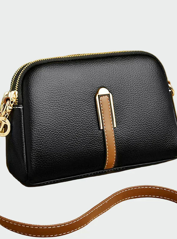 Bolsa de ombro de couro elegante