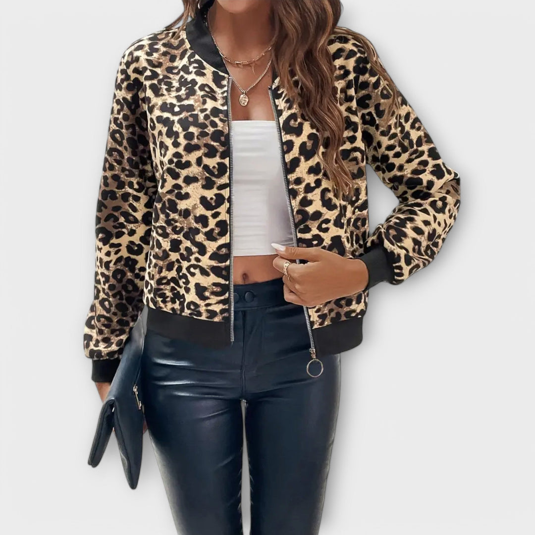 Raquel - Casaco de Leopardo Elegante