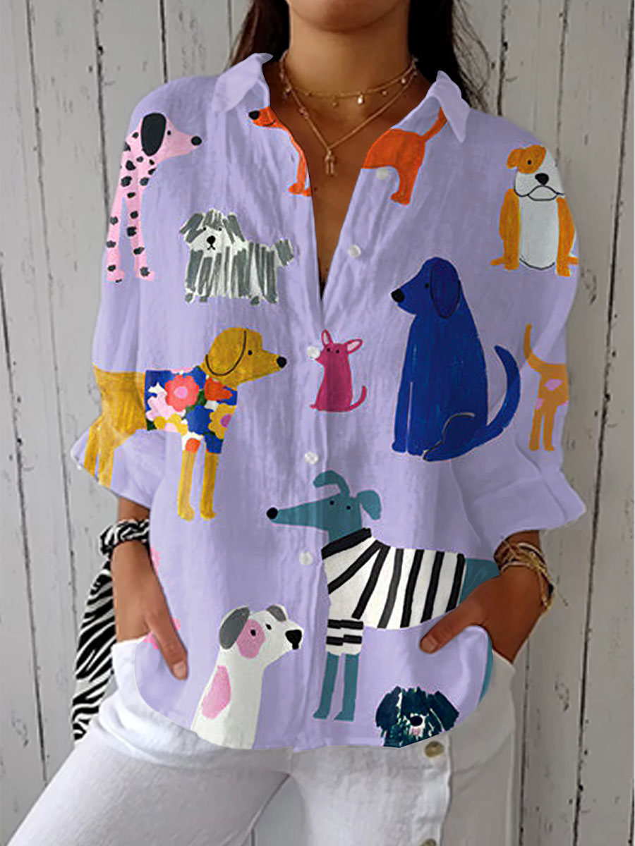 Florence | Blusa de Cães Brincalhões