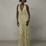 Bruna | Vestido Longo com Laço nas Costas