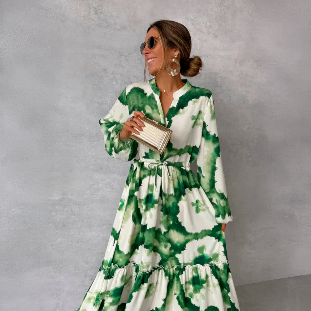 Joana - Vestido Elegante Florido