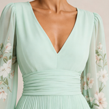 Verónica - Vestido Floral Verde