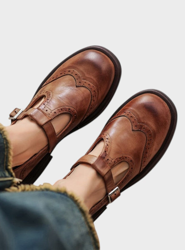 Alexandra - Sapatos elegantes em pele