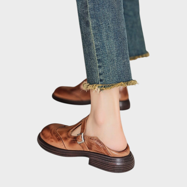 Alexandra - Sapatos elegantes em pele