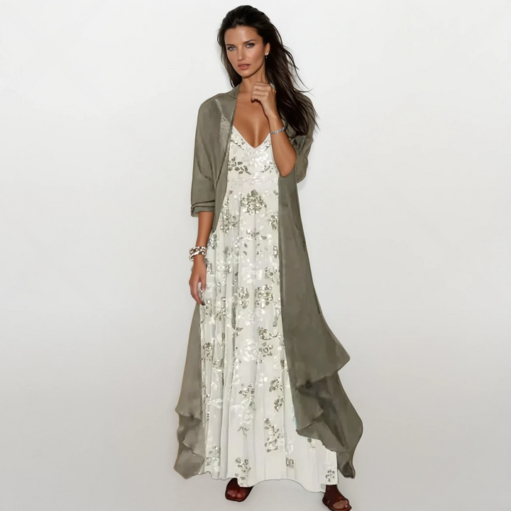 Mila - Vestido verde elegante