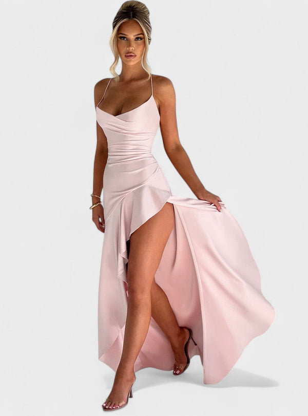 Samira - Vestido Maxi Rosa