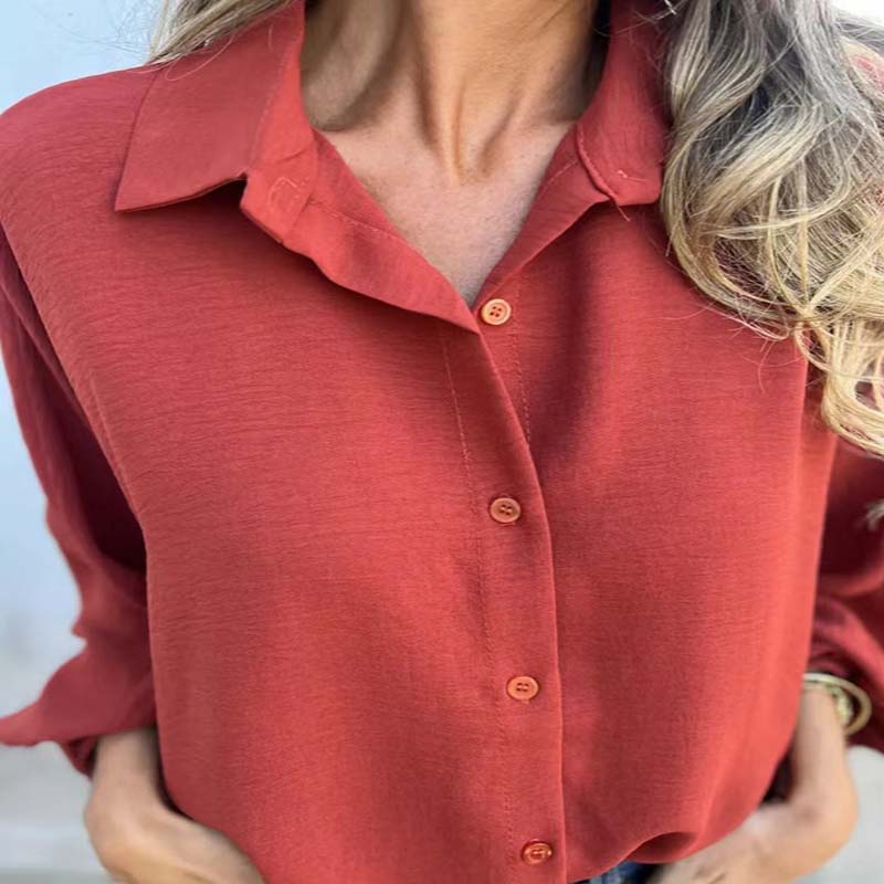 Camisa de Manga Larga com Toque Suave