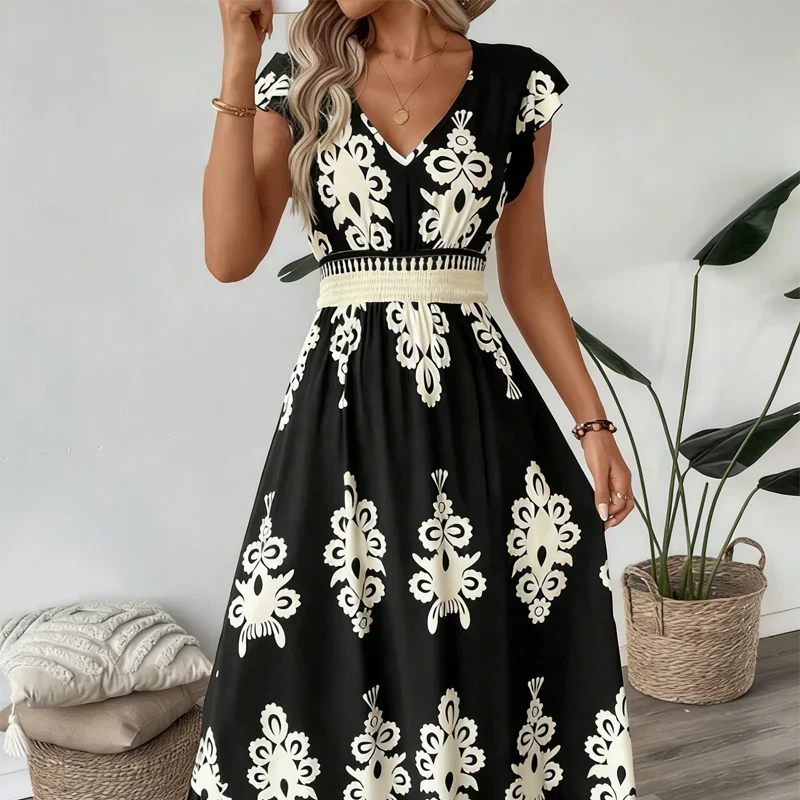 Cascais- Vestido Maxi Elegante de Verão