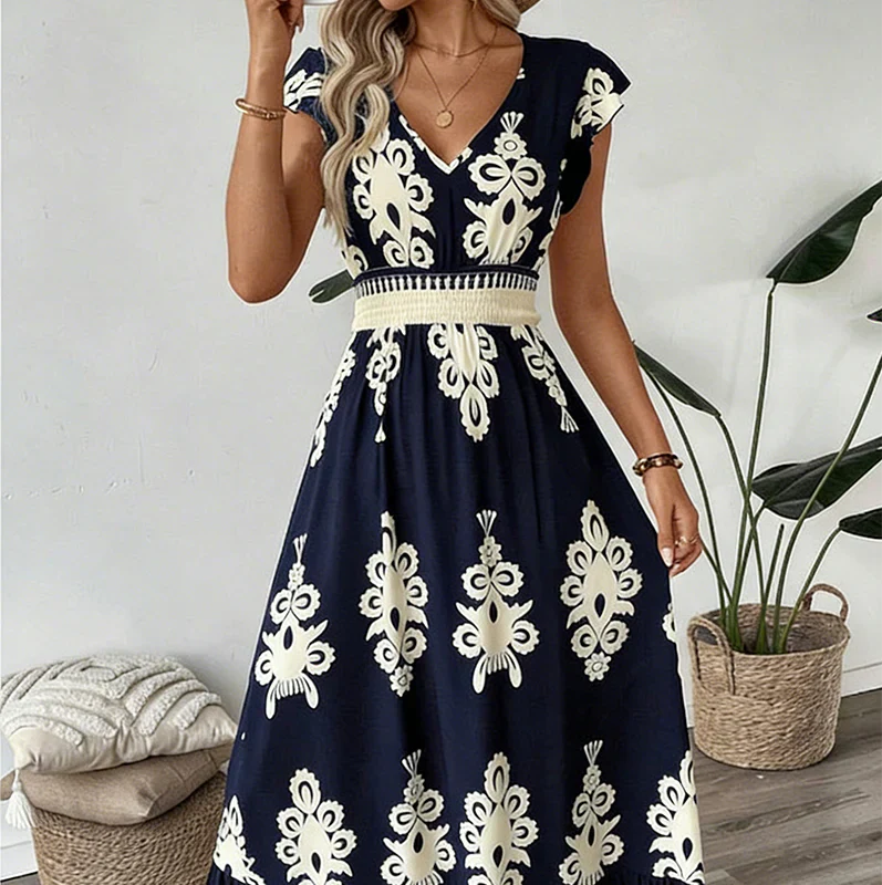 Cascais- Vestido Maxi Elegante de Verão